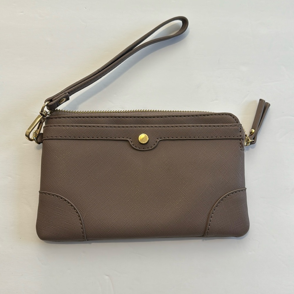 Madison West zippered Clutch / Wristlet
